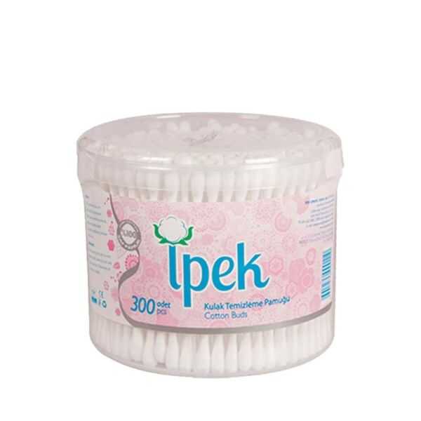 Ipek Cotton Ear Buds Soft Cleaning Swabs 300 Count