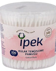 Ipek Pamuk Cotton Swabs for Gentle Ear Care 200 Count