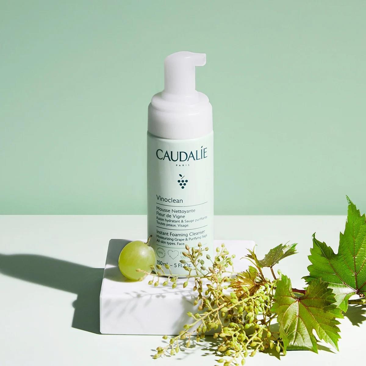 Caudalie Vinoclean Instant Foaming Cleanser - Natural Origin Vegan Facial Cleanser for Sensitive Skin Caudalie Vinoclean Instant Foaming Cleanser - Natural Vegan Facial Cleanser Caudalie Vinoclean, Instant Foaming Cleanser, Natural origin skincare, Vegan facial cleanser, Gentle cleansing for sensitive skin, Facial cleanser, Natural skincare, Vegan skincare, Sensitive skin care, Cruelty-free cosmetics, Eco-friendly skincare, Facial wash, Skincare routine, Clean beauty, Green beauty