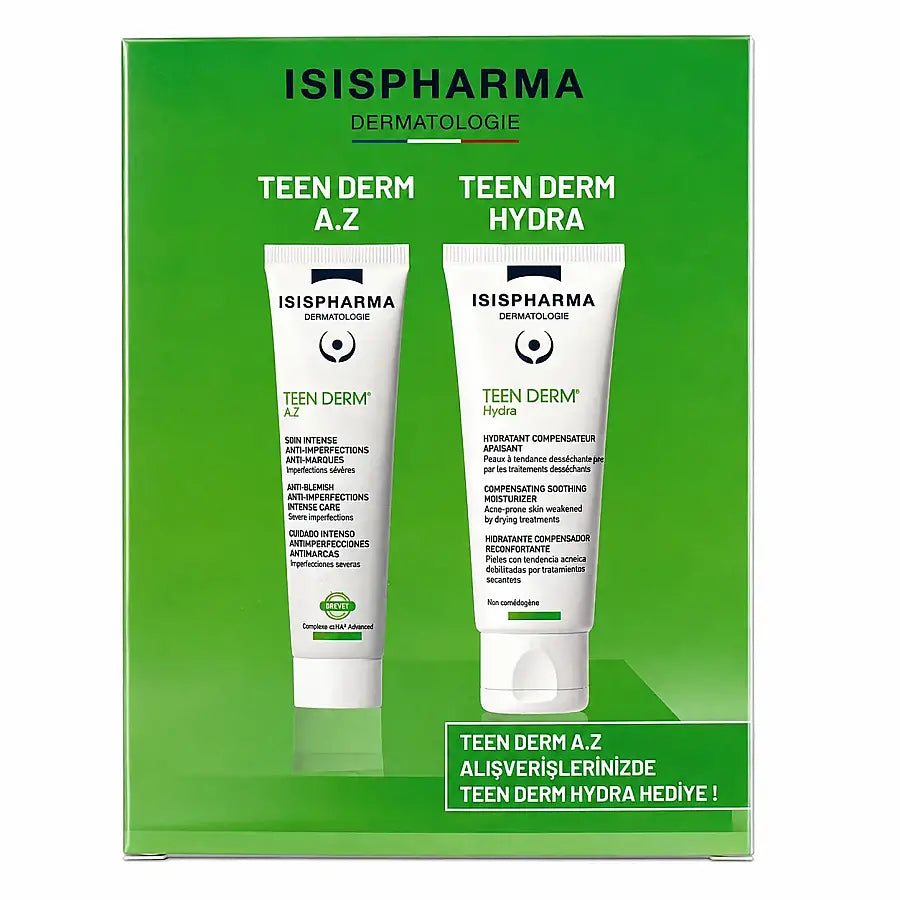 Isis Pharma Teen Derm A.Z & Hydra Duo Set 2x40ml