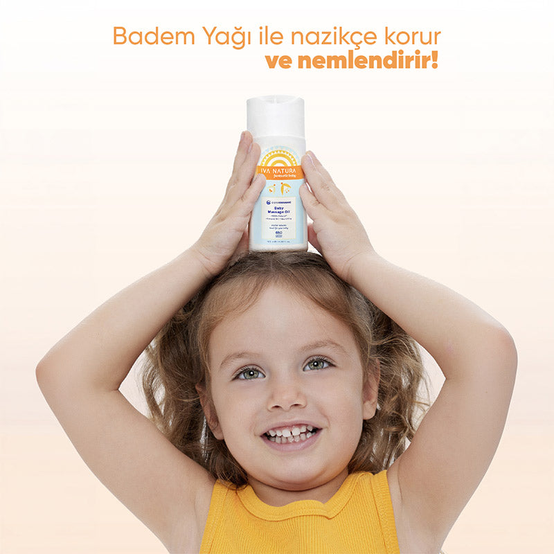 Iva Natura Organic Baby Oil with Sweet Almond Oil 125 ml