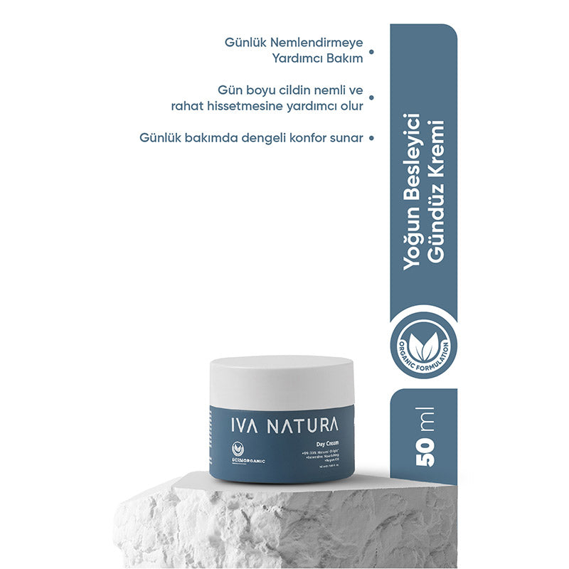 Iva Natura Organic Day Cream with Wheat Germ Oil 50 ml