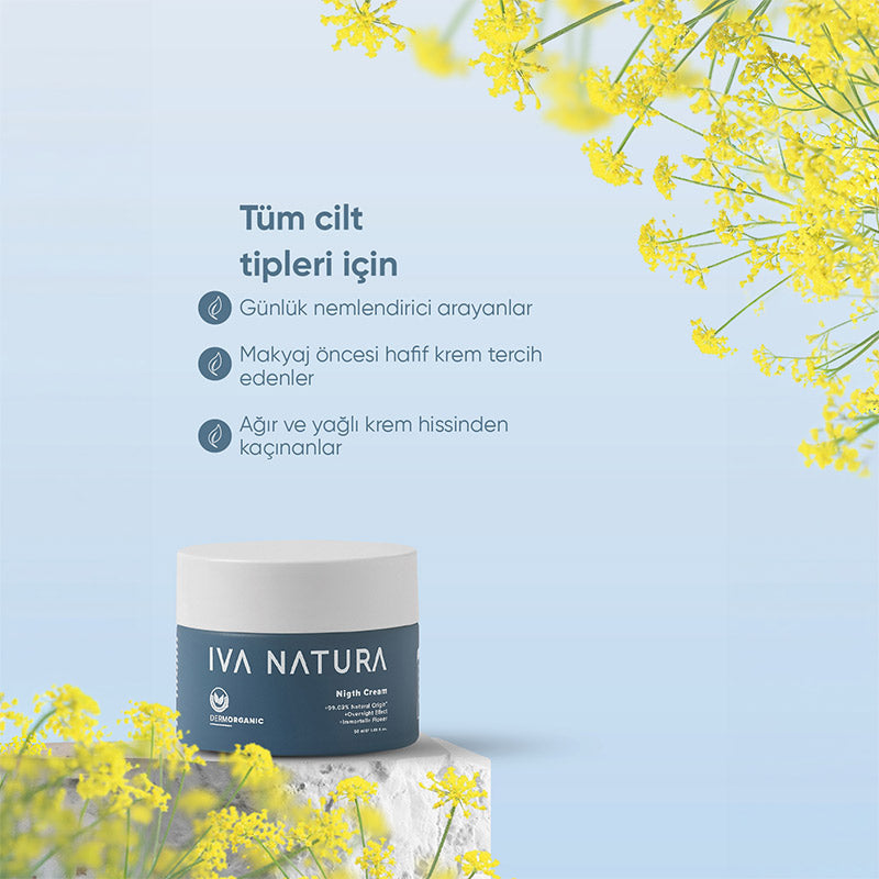 Iva Natura Organic Day Cream with Wheat Germ Oil 50 ml