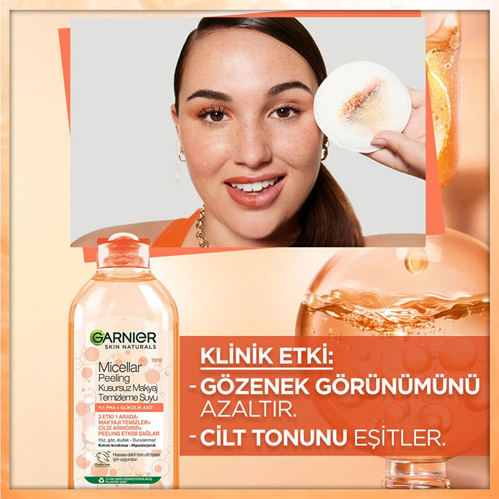 Garnier Micellar Cleansing Water - 3-in-1 Makeup Removal & Gentle Exfoliation for Smoother Skin - view 2