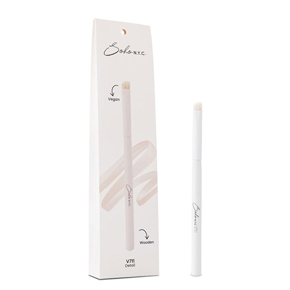 Soho N.Y.C. Vegan Açılı Detay Makyaj Fırçası V711 - Angled Makeup Brush for Precise Application, Eco-Friendly & - view 2