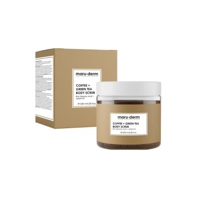 Maruderm Coffee + Green Tea Body Scrub for Nourished Skin - Vegan & Natural Exfoliant - view 2