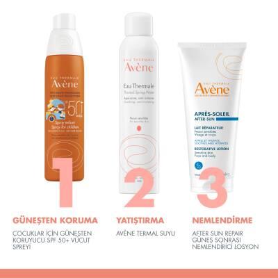 Avene Children's Sunscreen Spray SPF50+ - Water-Resistant, Hypoallergenic Sun Protection for Kids Avene Kids Sunscreen Spray SPF50+ - Safe & Effective Sun Protection children's sunscreen spray, SPF50+ sun protection, hypoallergenic sun care, dermatologist-tested sunscreen, water-resistant sun spray, kids sun protection, sensitive skin sunscreen, paraben-free sunscreen, fragrance-free sunscreen, alcohol-free sunscreen, Avène Thermal Water, Titanyum Dioksit, Çinko Oksit, Glycerin, Pretocopheryl