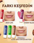Vaseline Vaseline Lip Therapy Cocoa Butter Lip Balm - 48 Hour Moisturization, Non-Greasy, Dry Lip Care - view 3