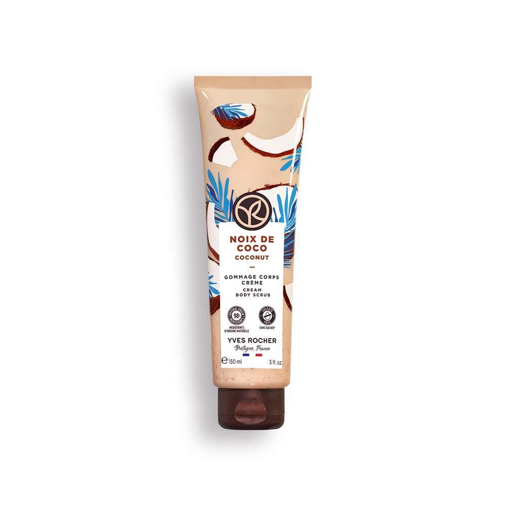 Tropical Coconut Body Scrub Cream - Exfoliating & Moisturizing Skincare for Smooth Soft Skin Tropical Coconut Body Scrub Cream for Smooth Skin Body Scrub Cream, Tropical Coconut Body Scrub, Exfoliating Skincare, Moisturizing Body Cream, Natural Skincare Products, Skincare Routine, Smooth Skin, Soft Skin, Coconut Skincare, Body Care, Skincare Essentials, Beauty Products, Skincare for Dry Skin, Sensitive Skin Care