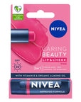 Nivea Tinted Lip Care Balm with SPF30 - Moisturizing, Natural Ingredients, 3-in-1 Formula for Lips & Cheeks - Lip Balm