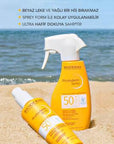 Bioderma Photoderm SPF50+ Sunscreen Spray 300ml - Water Resistant, Non-Greasy, Fragrance-Free Bioderma SPF50+ Sunscreen Spray - Water Resistant & Non-Greasy SPF50+ Sunscreen Spray, Family Sunscreen, Water Resistant Sunscreen, Non-Greasy Sunscreen, Fragrance-Free Sunscreen, Sunscreen for Sensitive Skin, Sunscreen for Children, Outdoor Sunscreen, Sports Sunscreen, Bioderma Photoderm