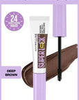 Maybelline Super Lock Deep Brown Brow Glue: Long-Lasting Eyebrow Mascara for Sculpted, Fuller Brows - Dark Brown Eyebrow Fixative & Setting Gel Maybelline Deep Brown Brow Glue: Long-Lasting Eyebrow Mascara eyebrow mascara, brow gel, eyebrow fixative, deep brown brow mascara, long-lasting eyebrow gel, eyebrow setting mascara, dark brown eyebrow makeup, brow glue, eyebrow sculpting mascara, eyebrow gel, brow shaping, brow defining, long lasting brow, dark brown brows, makeup, cosmetics, brow color, eyebrow en