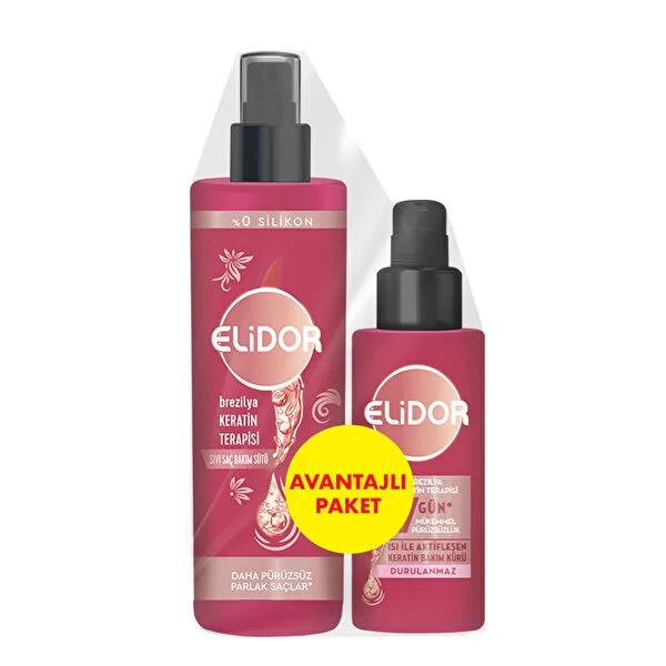 Elidor Brazilian Keratin Therapy Hair Care Set: Smooth Frizz, Repair Damage, Heat Protection - Keratin & Marula Oil Treatment Elidor Keratin Hair Treatment: Repair, Smooth & Protect keratin hair treatment, hair smoothing treatment, frizz control hair product, heat protectant for hair, damaged hair repair, Brazilian keratin therapy, Elidor keratin, Marula Oil hair treatment, hair care set, hair repair, hair smoothing, frizz control, heat protection, damaged hair, Brazilian keratin, Elidor, Marula Oil, hair c
