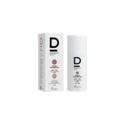 Dermoskin Be Bright SPF50+ Liquid Foundation 33ml - Natural Coverage with Sun Protection Dermoskin Be Bright SPF50+ Foundation - Natural Coverage SPF 50+ Liquid Foundation, Dermoskin Be Bright, Natural Foundation, Sun Protection Makeup, Hyaluronic Acid Foundation, Liquid Foundation with SPF, Makeup with Skincare Benefits, Fair Skin Tone Foundation, Paraben Free Makeup, Alcohol Free Cosmetics, Daily Makeup Essentials, Outdoor Makeup, Natural Coverage Foundation