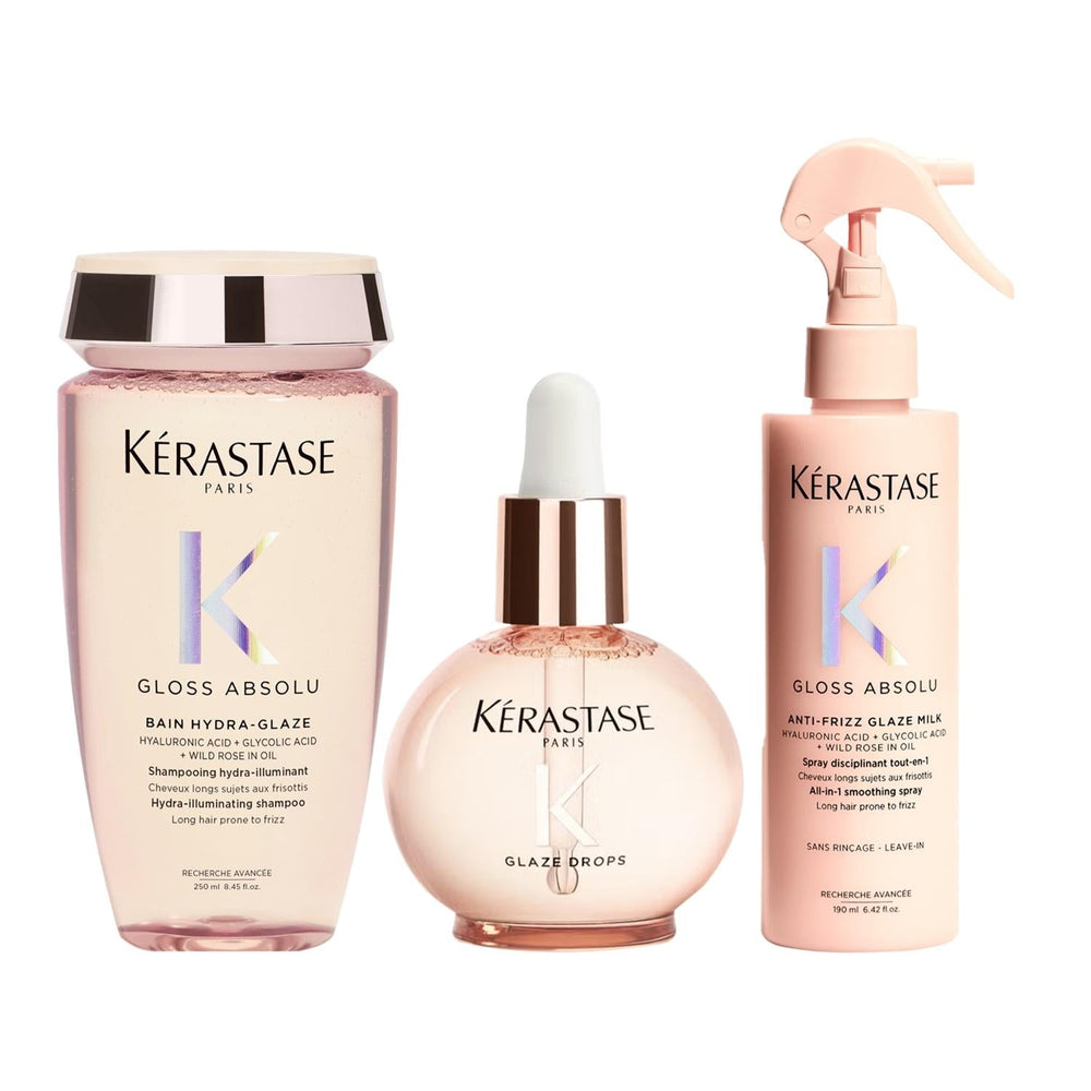 Kerastase Gloss Absolu: 2-Piece Hair Care Set for Intense Shine & Frizz Control - Tame Static & Boost Radiance - image 2
