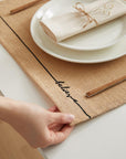 Ocean Home Jute Placemats Set of 2: Natural Woven Table Mats, Eco-Friendly & Biodegradable, Rustic Bohemian Dining Decor, 17.7x13.8 inches Ocean Home Jute Placemats - Natural, Eco-Friendly Table Decor jute placemats, natural placemats, biodegradable placemats, rustic table decor, bohemian table setting, eco-friendly placemats, woven placemats, table mats, dining placemats, placemats, jute, natural fiber, table decor, dining, kitchen, home decor, rustic decor, bohemian decor, eco-friendly, sustainable, biode