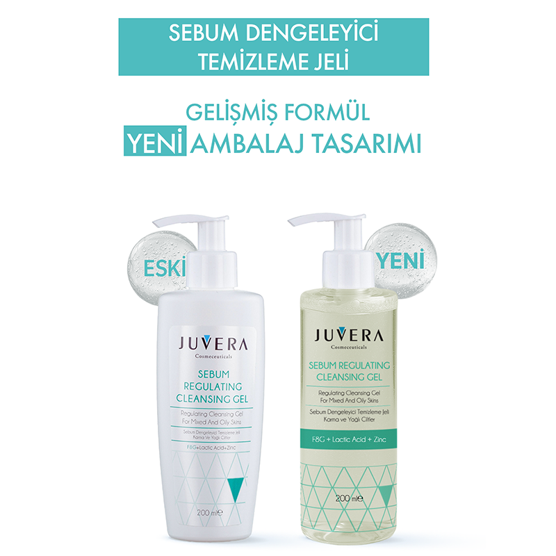 Juvera Sebum Regulating Cleansing Gel for Oily Skin 200 ml