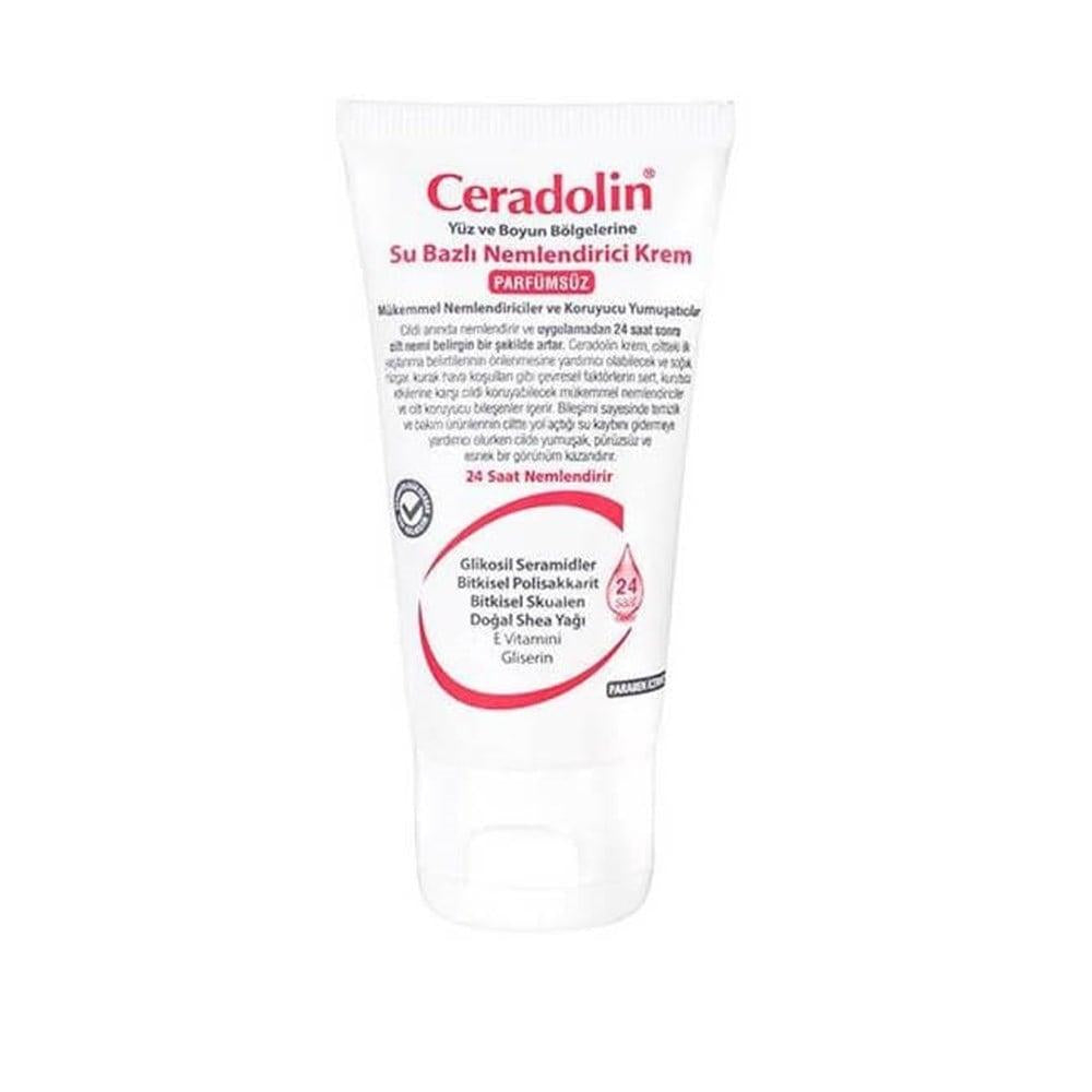 Ceradolin Moisturizing Cream 50ml - Fragrance-Free, Paraben-Free Face & Neck Cream Ceradolin Moisturizing Cream - Fragrance-Free & Paraben-Free moisturizing cream, fragrance-free skincare, paraben-free cream, face and neck moisturizer, water-based cream, sensitive skin, dry skin, skincare, cosmetics, Ceradolin, cream, moisturizer