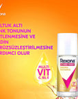 Rexona Vitamin + Bright Roll-On Deodorant for Women - 72 Hour Protection, Sustainable Glass Packaging Rexona Vitamin + Bright Roll-On Deodorant - 72 Hour Protection Roll-On Deodorant, Long-Lasting Odor Protection, Vitamin-Enriched Deodorant, Sustainable Deodorant Packaging, Women's Deodorant, Women's Personal Care, Natural Ingredients, Eco-Friendly Packaging, Antiperspirant Deodorant, Fragrance Deodorant, Deodorant for Women, Hygiene Products, Skincare Deodorant