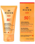 Nuxe Sun Creme Fondante Visage Haute Protection Spf50 - Non-Comedogenic Facial Sunscreen with Moisturizing Benefits Nuxe SPF50 Facial Sunscreen - Non-Comedogenic & Moisturizing Nuxe Sun Cream, SPF50 Facial Sunscreen, Non-comedogenic Sunscreen, Paraben-free Skincare, Moisturizing Sunscreen, Facial Sunscreen, Sunscreen Cream, High Protection Sunscreen, Natural Skincare, Botanical Ingredients, Sensitive Skin, Acne-Prone Skin