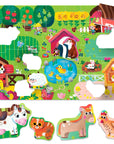 Headu Ecoplay Shaped Puzzle for Children - Farm Themed Educational Toy for Toddlers Aged 2-5 Years - view 2