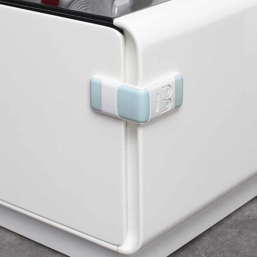 Miny Baby Cabinet Safety Lock - Childproof Drawer Lock with Double Safety Button Mechanism - view 4