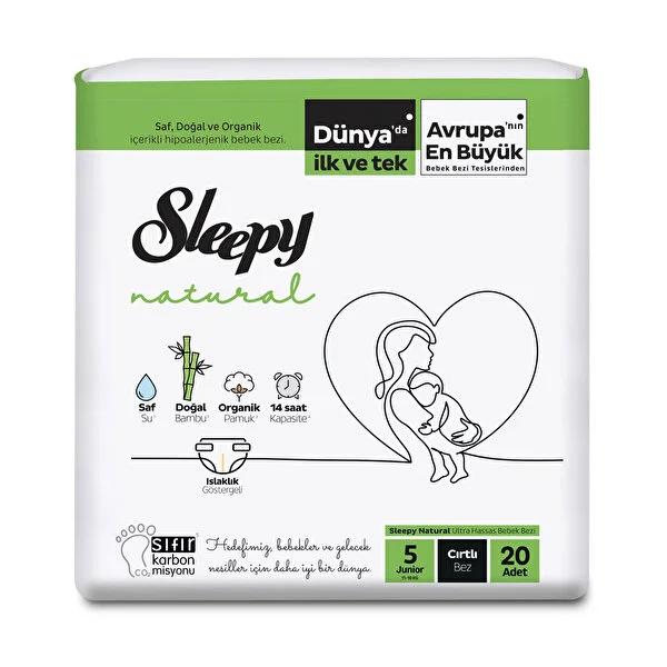Sleepy Baby - Eco-Friendly Bamboo Diapers, Size 2, Jumbo Pack of 42 - image 2