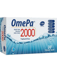 OmePa 2000 Fish Oil Softgels for Daily Wellness 30 Count
