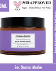 Maruderm Hair Repair Mask: Deeply Moisturizing Argan & Coconut Oil Treatment for Dry, Damaged Hair - Strengthen & Shine Maruderm Hair Repair Mask: Argan & Coconut Oil | Dry Hair Treatment hair mask, hair repair mask, damaged hair treatment, argan oil hair mask, coconut oil hair mask, moisturizing hair mask, hair conditioning treatment, hair strengthening mask, dry hair, damaged hair, hair treatment, argan oil, coconut oil, shea butter, panthenol, amino acid complex, willow bark extract, hair hydration, hair
