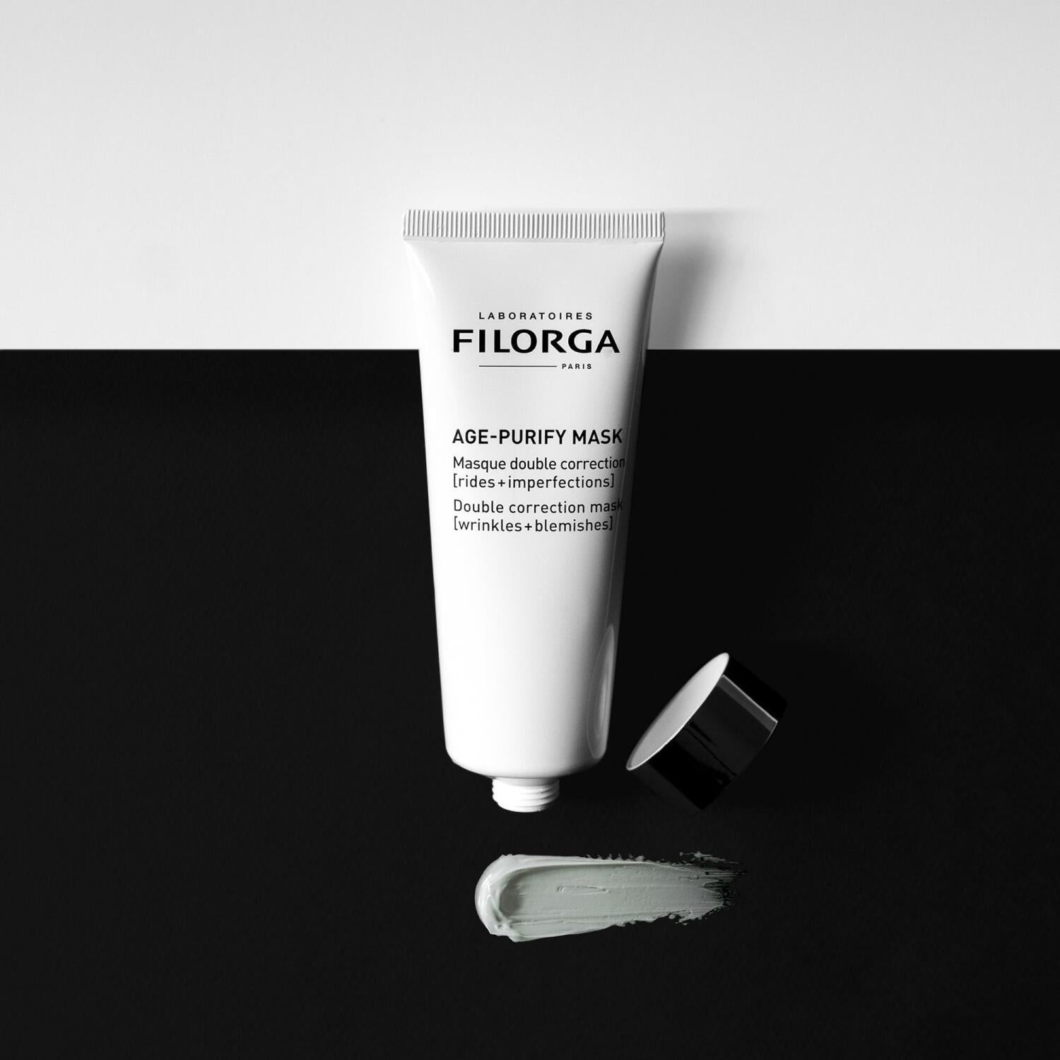 Filorga Purifying Double-Effect Mask 75ml - Anti-Aging Skincare with Matte Finish Filorga Purifying Mask - Anti-Aging Skincare Solution Purifying Mask, Anti-aging skincare, Double-effect mask, Matte finish skincare, Anti-wrinkle mask, Skin purification, Glikolik Asit skincare, Azelaik Asit benefits, Skincare for aging skin, Skincare for oily skin, Facial masks, Cosmetic products