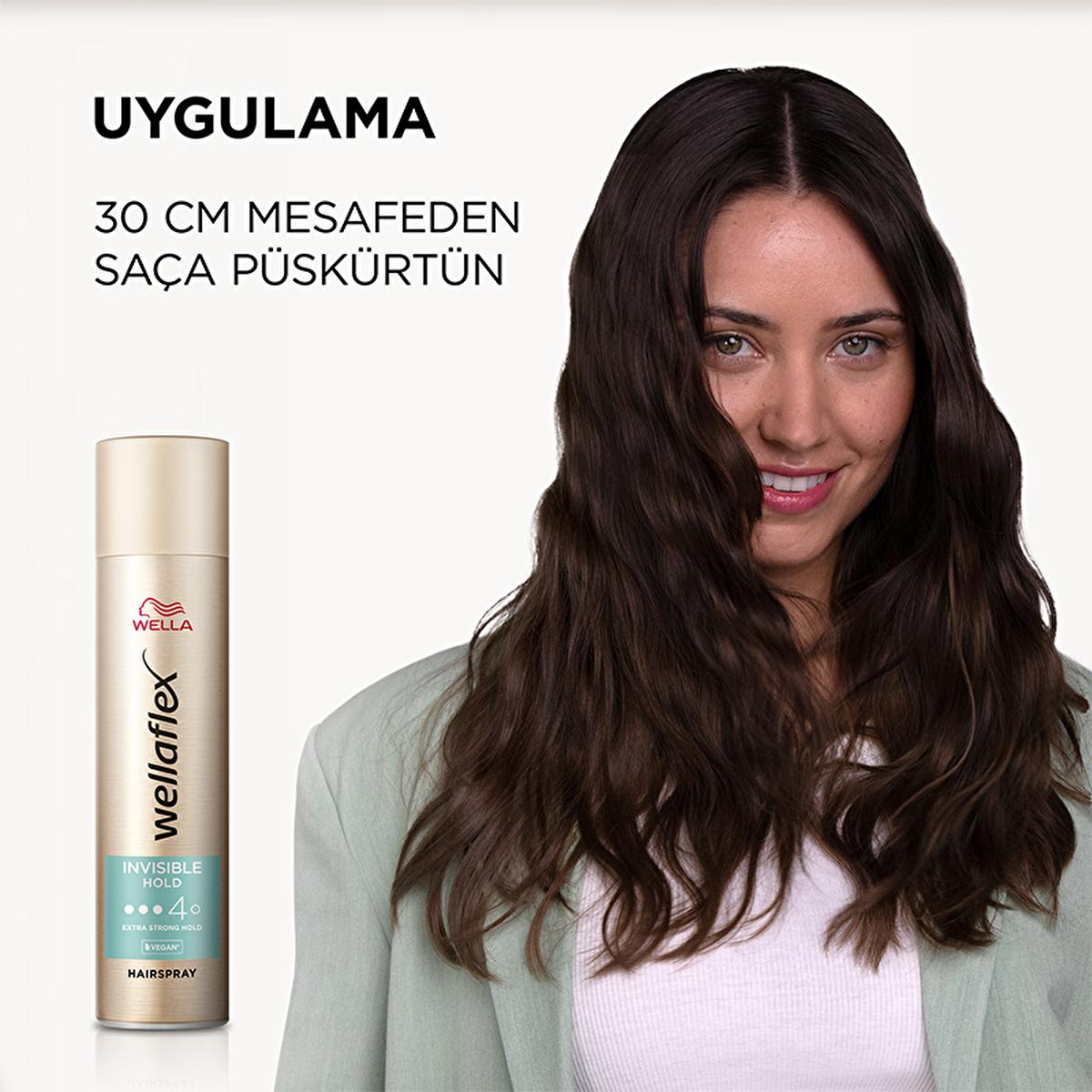 Wella Invisible Hold Extra Strong Hold Hair Spray - Vegan, UV Protection, 48hr Hold Wella Invisible Hold Hair Spray - 48hr Extra Strong Hold Invisible Hold Hair Spray, Extra Strong Hold Hair Spray, Vegan Hair Spray, UV Protecting Hair Spray, Long Lasting Hair Styling, Wella, Hair Care, Styling Products, Vegan Beauty, Cruelty-Free, UV Protection, Long Lasting Hold, Non-Sticky Hair Spray, Gentle on Scalp, 48hr Hold, Hair Styling Solutions