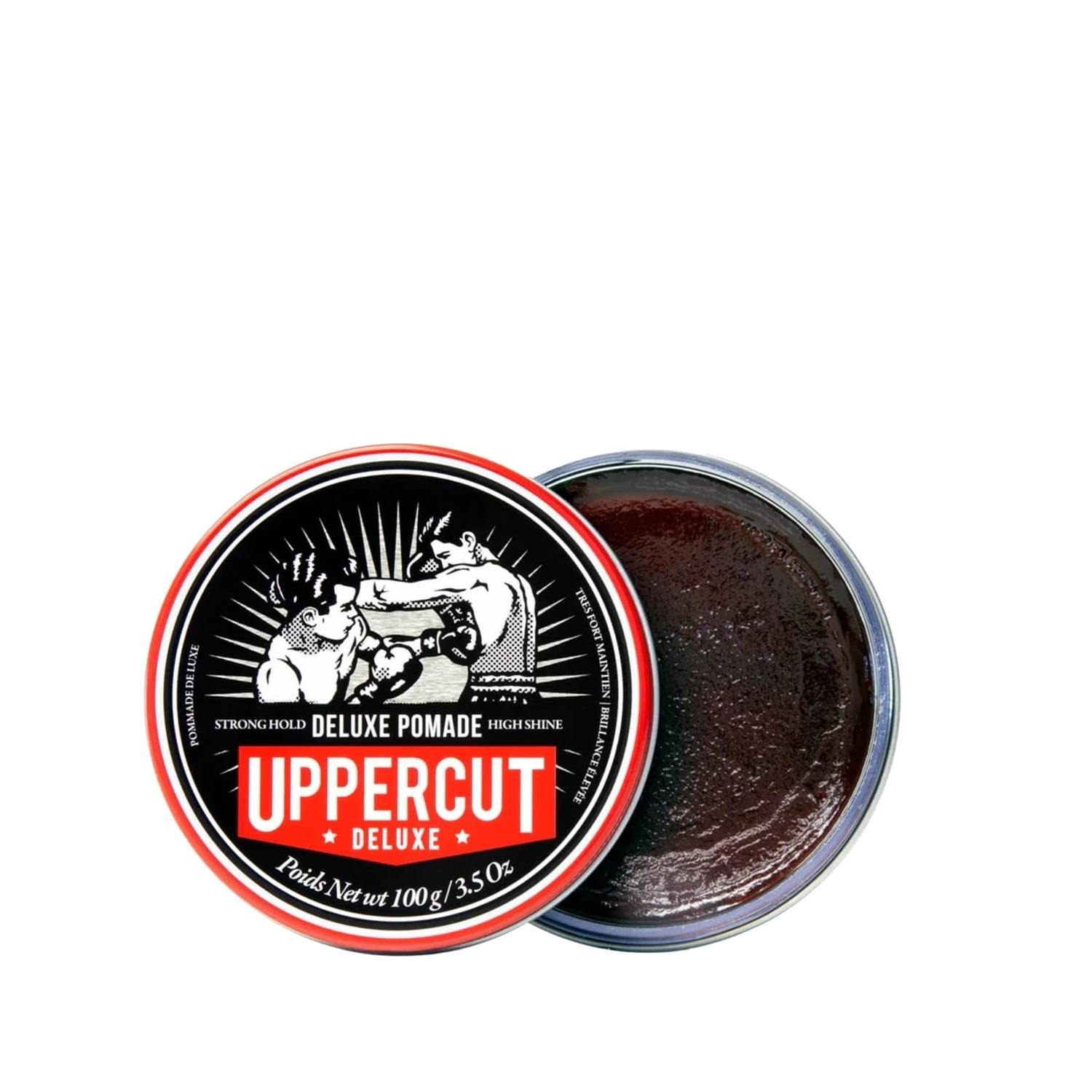 Uppercut Deluxe Deluxe Pomade 100g - Strong Hold Hair Styling Product for Men Uppercut Deluxe Pomade - Strong Hold for Men Uppercut Deluxe Pomade, Hair styling products, Strong hold pomade, Men's grooming products, Hair care for styling, Grooming essentials, Styling products for men, Hair products