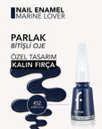 Flormar Nail Enamel: High Pigment, Long Lasting Nail Polish for Strong, Glossy Nails - Marine Lover Flormar Nail Polish: High Pigment, Long Lasting Color nail polish, high pigment nail polish, Flormar Nail Enamel, long lasting nail polish, chip resistant nail polish, glossy nail polish, nail strengthening polish, Manicure, Nail care, Nail color, colored coating, nail protection, personal grooming, nail aesthetics, nail colors, nail styles, strengthens nails, protects nails, Manicures, nail health, nail stre