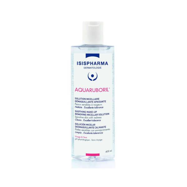 Isis Pharma Aquaruboril Micellar Cleansing Solution: Gentle & Fragrance-Free Makeup Remover for Sensitive Skin - No Rinse, 400ml Isis Pharma Aquaruboril Micellar Cleanser - Sensitive Skin Makeup Remover micellar cleansing solution, makeup remover, gentle makeup remover, fragrance-free makeup remover, sensitive skin makeup remover, no rinse cleanser, Aquaruboril, Isis Pharma, micellar water, facial cleanser, sensitive skin, redness relief, dryness relief, fragrance-free, chamomile, skin soothing, makeup remo