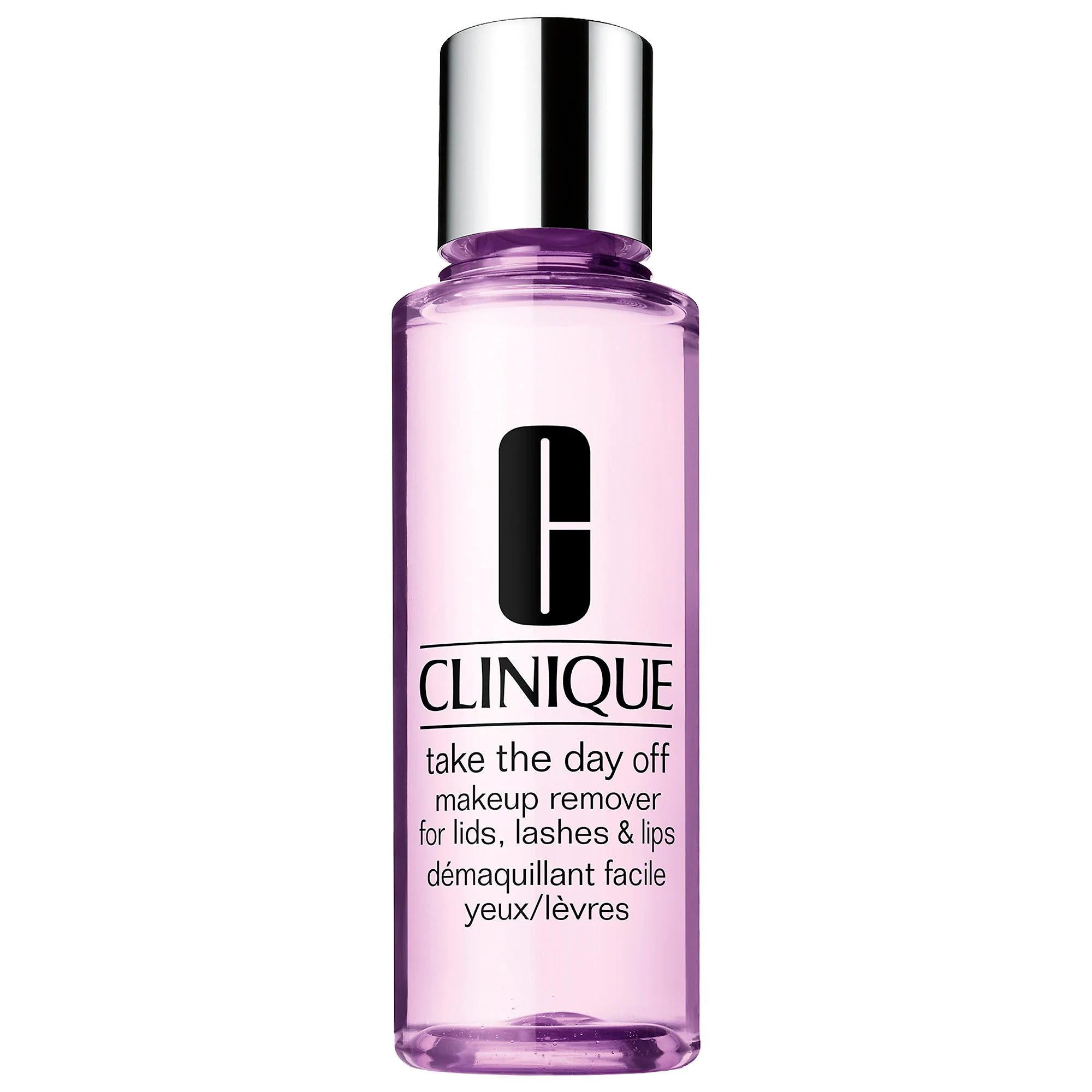 Clinique Take The Day Off Makeup Remover For Lids, Lashes & Lips - Gentle, Effective Eye & Lip Makeup Removal Clinique Take The Day Off Makeup Remover - Gentle & Effective makeup remover, eye makeup remover, lip makeup remover, gentle makeup remover, waterproof mascara remover, Clinique, Take The Day Off, beauty essentials, cosmetics, skincare, sensitive skin, oil-free, paraben-free, sulfate-free, phthalate-free, daily beauty, travel beauty, makeup removal, skincare routine