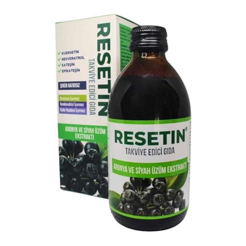 Resetin Antioxidant Supplement - Aronia and Black Grape Extract Liquid (8.45 fl oz) - Resveratrol, Quercetin Rich Resetin Antioxidant Supplement - Aronia & Black Grape Extract Antioxidant Supplement, Aronia Extract, Black Grape Extract, Resveratrol, Quercetin, Dietary Supplement, Liquid Supplement, Natural Health, Wellness, Health Conscious, Antioxidant Rich, Cardiovascular Health, Health Supplements, Dietary Antioxidants, Resveratrol Benefits, Quercetin Benefits