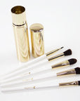 Nascita Pro 5-Piece Makeup Brush Set - Soft, High-Quality Brushes for Travel and Professional Use Nascita Pro 5-Piece Makeup Brush Set for Travel & Professionals makeup brush set, travel makeup brushes, Nascita Pro makeup brushes, high-quality makeup tools, 5-piece makeup brush, cosmetic brushes, makeup essentials, beauty tools, professional makeup brushes, compact makeup brush set, natural-synthetic bristles, beauty enthusiasts, makeup artists