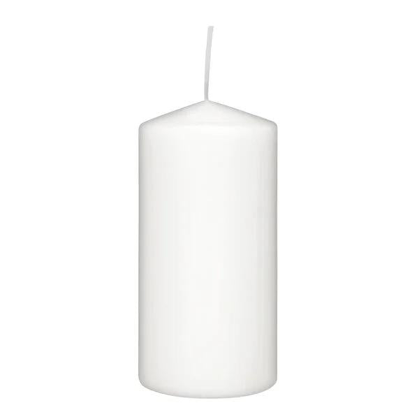 Rubin Licht White Cylindrical Candle - 4.72 x 2.36 inches, Long-Lasting 35-Hour Burn Time, Elegant Home Decor Rubin Licht White Cylindrical Candle - Long-Lasting Rubin Licht candle, white candle, cylindrical candle, decorative candle, long-lasting candle, home decor, ambient lighting, cozy atmosphere, romantic ambiance
