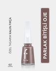 Flormar Nail Enamel Yoğun Pigmentli Oje 427 Sandstone - Long Lasting & Nourishing Nail Polish - view 4