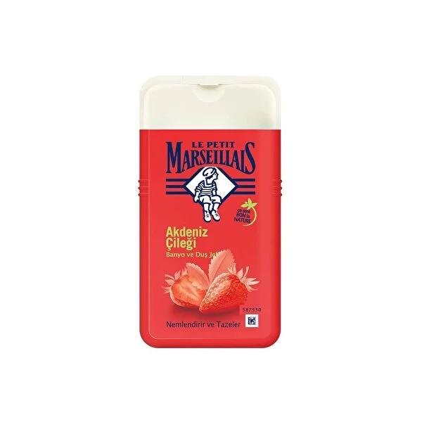 Le Petit Marseillais Strawberry Scented Shower Gel - Natural, Gentle Cleansing, Dermatologically Tested - 8.45 fl oz Le Petit Marseillais Strawberry Shower Gel - Natural & Gentle shower gel, strawberry scented shower gel, natural shower gel, gentle cleansing shower gel, dermatologically tested shower gel, Le Petit Marseillais, Mediterranean strawberries, biologically degradable, plant-based moisturizer, natural ingredients, gentle cleansing, pleasant fragrance, daily shower, refreshing shower, sensitive ski
