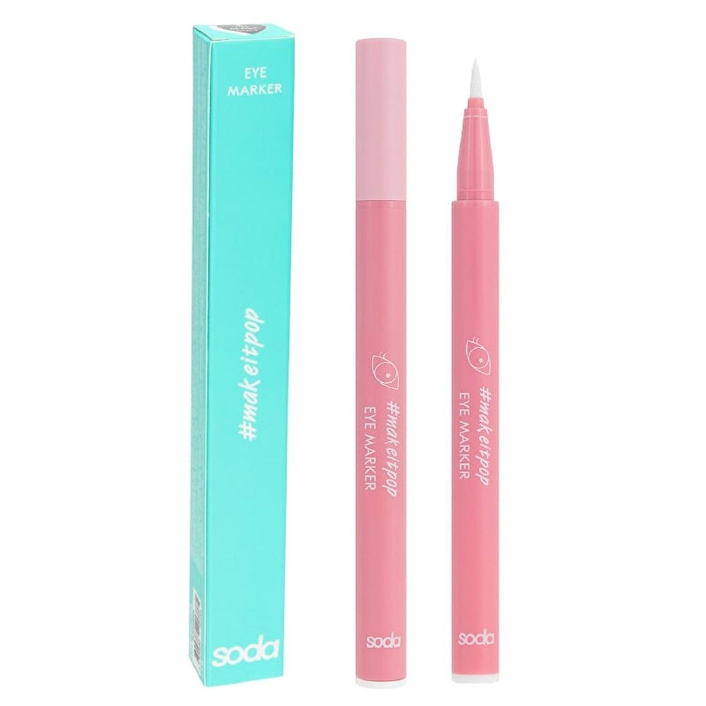 Soda Eye Marker Eyeliner - Long-Lasting, Waterproof Makeup for Precise Eye Lining - view 2