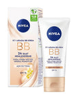 Nivea Essentials BB Cream - 5-in-1 Daytime Facial Care for Even Skin Tone & Imperfection Concealment Nivea BB Cream for Even Skin Tone & Imperfection Concealment Nivea BB Cream, daytime facial care, multi-functional skincare, even skin tone, conceal imperfections, BB Cream, skincare routine, dermatologically tested, organic jojoba oil, mineral pigments, all skin types, light shade, Nivea Essentials, facial care, beauty products, cosmetics, skincare essentials