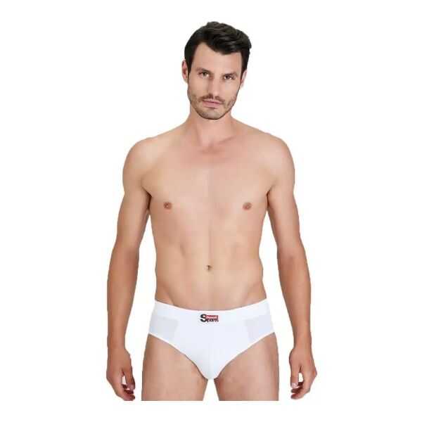 Kom Ariel Men's Classic Briefs Comfort Fit 2-Pack White
