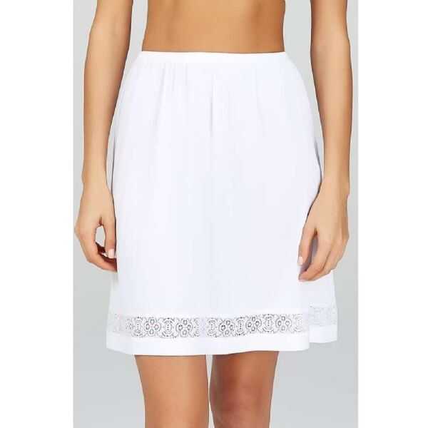 Kom Mini Jupon White Seamless Half Slip 1 Pack