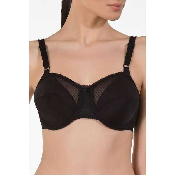 Kom Nelly Black Bra with Comfortable Balanced Support