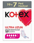 Kotex Ultra Long Sanitary Pads for Daily Protection 26 Count