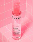 Nuxe Very Rose: Gentle Rose Cleansing Oil - Effectively Removes Makeup & Hydrates Sensitive Skin - Natural Oil Cleanser Nuxe Rose Cleansing Oil - Gentle Makeup Remover for Sensitive Skin cleansing oil, gentle cleanser, makeup remover, sensitive skin cleanser, rose cleansing oil, natural cleansing oil, hydrating cleansing oil, oil cleanser for sensitive skin, Nuxe cleansing oil, waterproof makeup remover, rose water, sweet almond oil, coconut oil, natural oils, oil-based formula, paraben-free, sulfate-free,