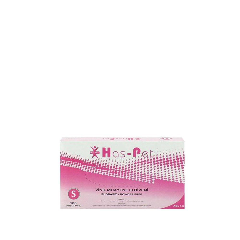 Has-Pet Vinyl Powder-Free Examination Gloves Small - Latex-Free, Medical Grade, Pack of 100 Has-Pet Vinyl Powder-Free Examination Gloves - Latex-Free & Medical Grade Vinyl examination gloves, Powder-free gloves, Medical gloves, Disposable gloves, Latex-free gloves, Medical professionals, Healthcare facilities, Protective gear, Examination grade gloves, Vinyl gloves, Small size gloves, Pack of 100 gloves, Latex-free alternative, Sterile environment gloves