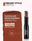 Flormar Creamy Stylo Moisturizing Lipstick 012 Rosewood 3g