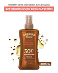 Hawaiian Tropic SPF 30 Dry Spray Sunscreen Oil: Glowing Protection, Vegan, Tropical Scent - UVA/UVB Broad Spectrum - 6.76 fl oz Hawaiian Tropic SPF 30 Dry Oil: Vegan Sunscreen - Tropical Scent Hawaiian Tropic sunscreen, SPF 30 dry oil, tanning oil with SPF, vegan sunscreen, reef safe sunscreen, tropical scented sunscreen, sunscreen with coconut oil, water resistant sunscreen, broad spectrum spf 30, bronzing sunscreen spray, sunscreen, sun protection, tropical scent, coconut oil, aloe vera, UVA protection, U